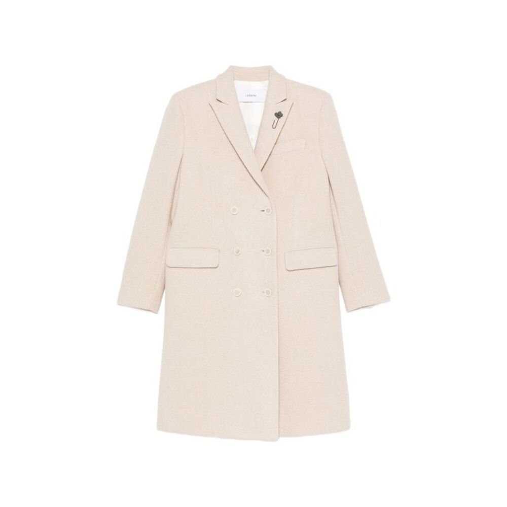 Lardini Neutrals Coats - Double Breasted & Peacoats Women